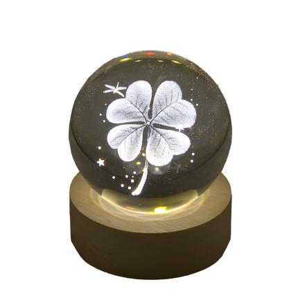 Sfera luminosa quadrifoglio Sfera luminosa quadrifoglio