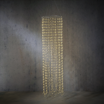 Lampadario luminoso 1440 luci con timer