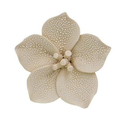 Fiore decorativo color avorio