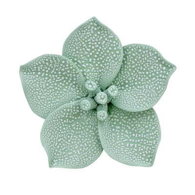 Fiore decorativo verde