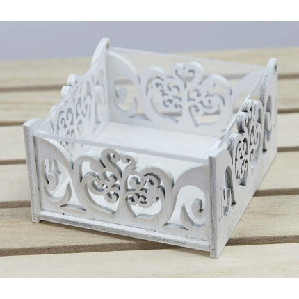 Scatolina in legno con coperchio in plexi