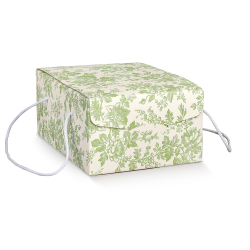 Scatola segreto con cordini porta colomba da 1kg verde
