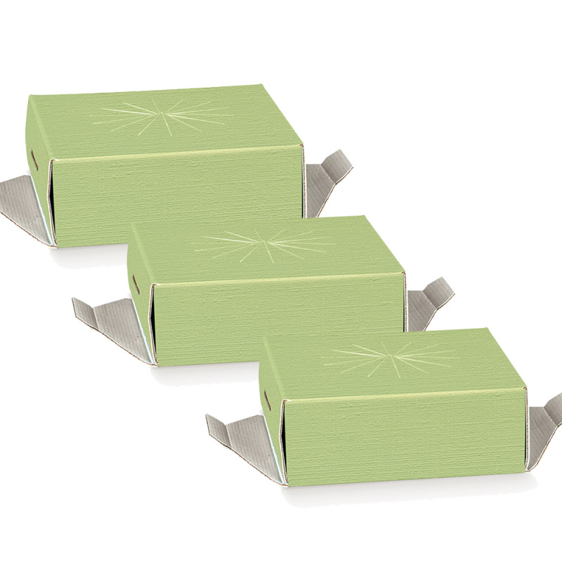 Fondi bloccauovo in cartoncino verde