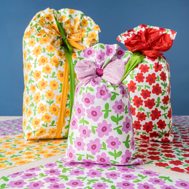 Buste da regalo in polipropilene Daisy (25 pezzi)