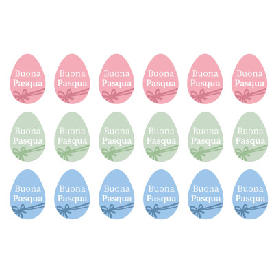 Etichette Buona Pasqua