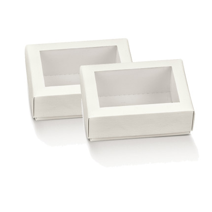 Scatola quadretto con finestra porta cioccolatini