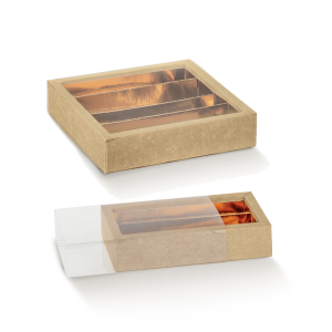 Scatola Portacioccolatini con Fascetta Nature Scatola Portacioccolatini con Fascetta Nature