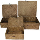 Cesto in seagrass con chiusura