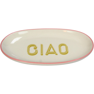 Piatto ovale Ciao