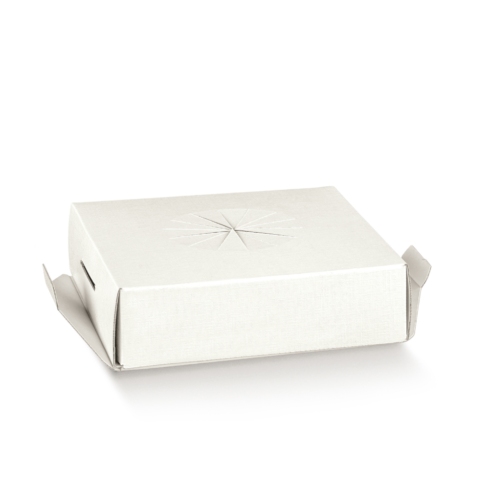 Fondo per uovo in fibra bianco