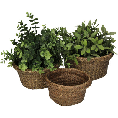 Cesto seagrass marrone