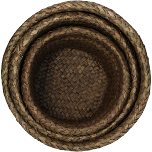 Cesto seagrass marrone Cesto seagrass marrone
