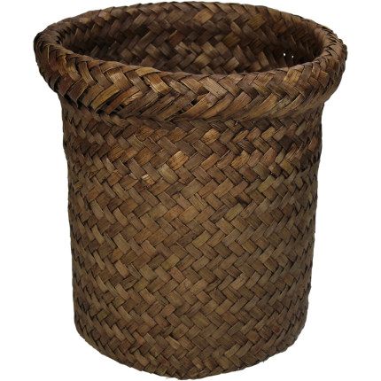 Cesto seagrass marrone 15cm