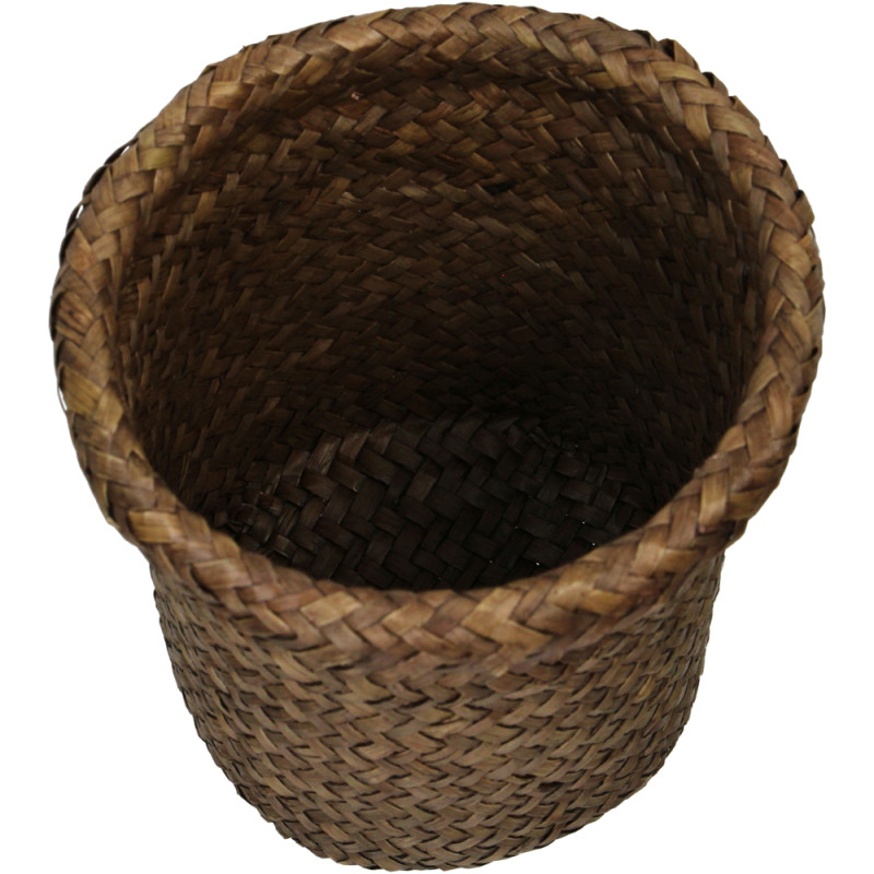 Cesto seagrass marrone 15cm