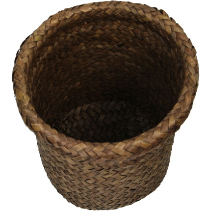 Cesto seagrass marrone 15cm