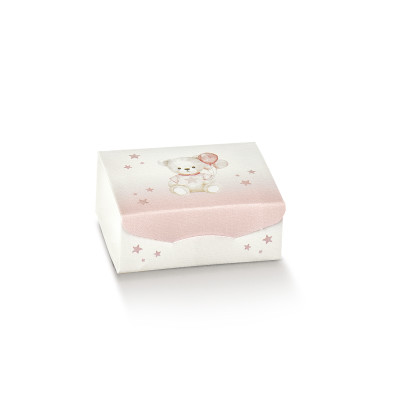 Scatola Gift orsetto rosa
