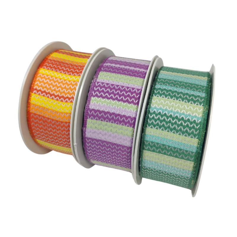 Nastro in tessuto spigato, disponibile in più colori