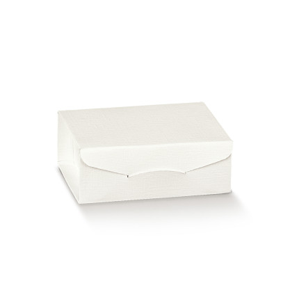 Scatola Gift porta dolci fibra bianco