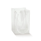 Shopper trasparente con cordini