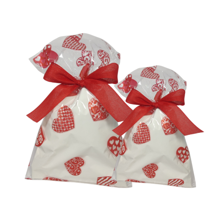 Buste regalo in polipropilene Dolcecuore (50 pezzi)