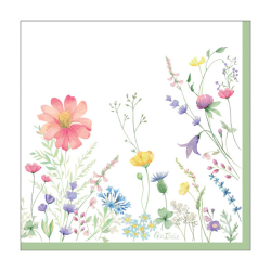 Tovaglioli in carta Il Giardino, confezione da 16 pezzi