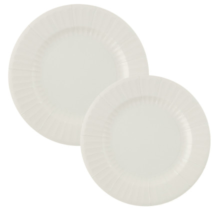 Piatti in carta pastel seta, disponibile in due formati