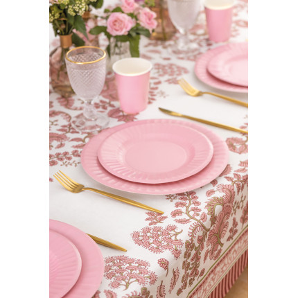 Piatti in carta pastel Geranio