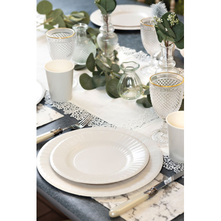 Piatti in carta pastel seta, disponibile in due formati