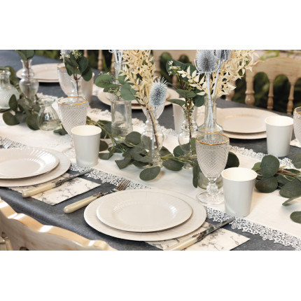 Piatti in carta pastel seta, disponibile in due formati