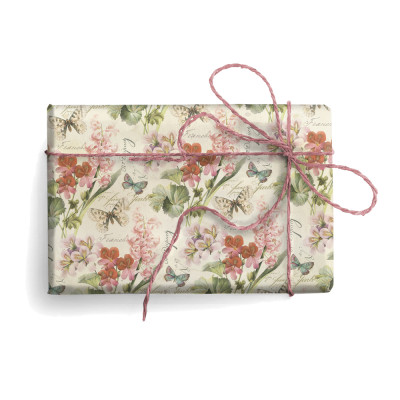 Carta regalo a fiori romantica