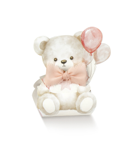 Scatola Orsetto in Cartoncino | Ingrosso Bomboniera Battesimi Scatola Orsetto in Cartoncino | Ingrosso Bomboniera Battesimi