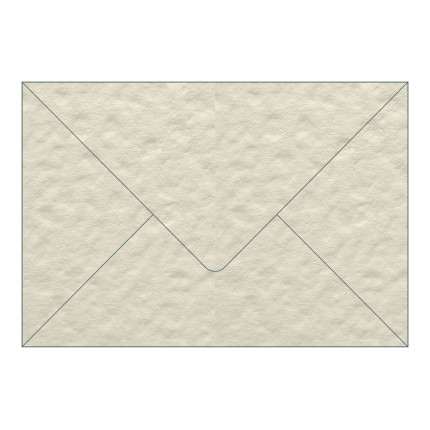 Buste in carta martellata con taglio a punta Buste in carta martellata con taglio a punta