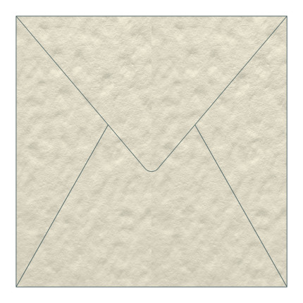 Buste in carta martellata con taglio a punta Buste in carta martellata con taglio a punta