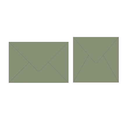 Buste in carta con taglio a punta