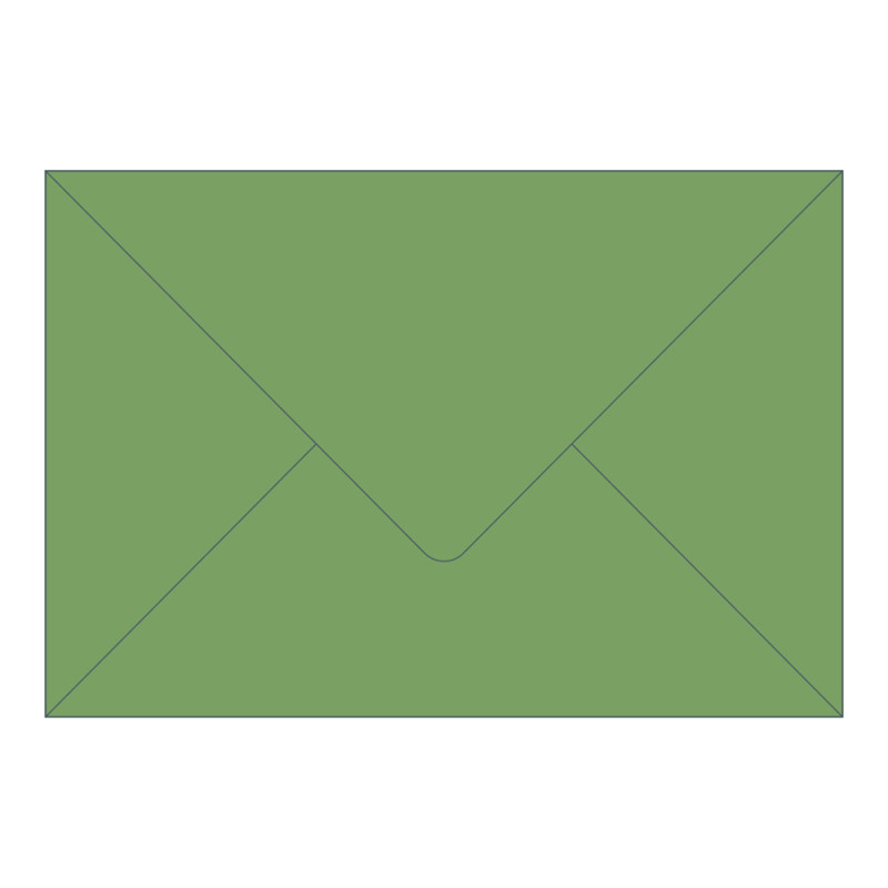 Buste in carta con taglio a punta