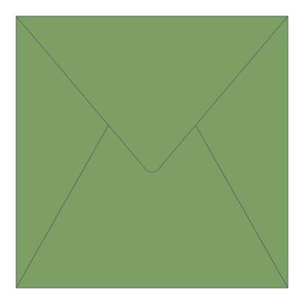 Buste in carta con taglio a punta