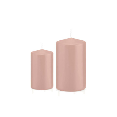 Candela classica rosa antico