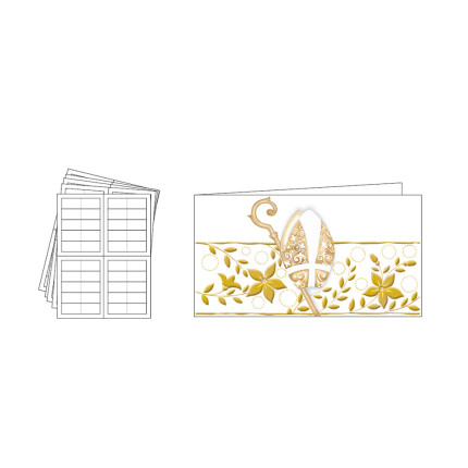 Biglietto simbolo Cresima