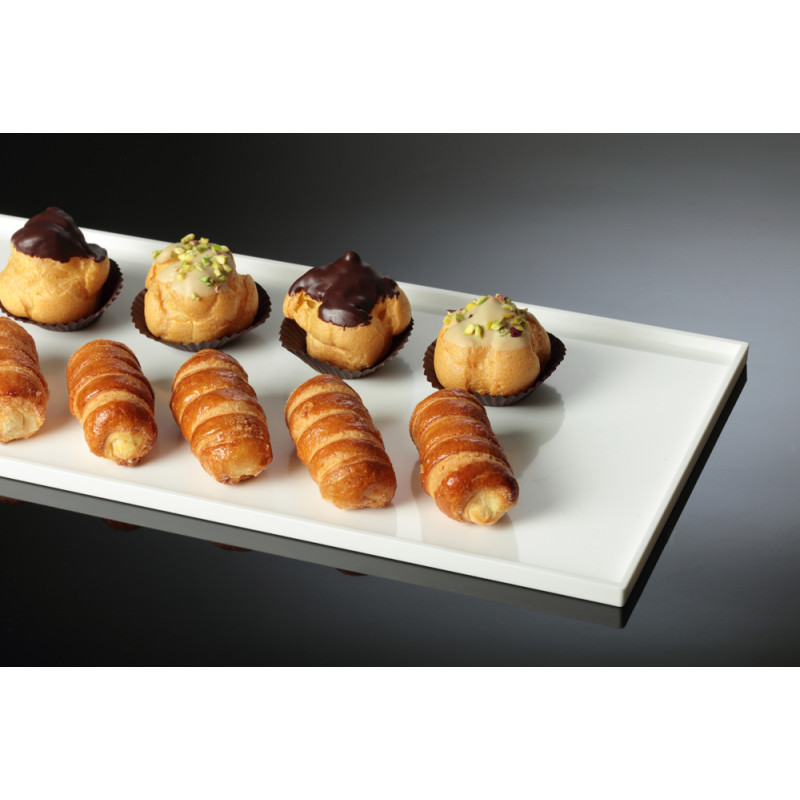 Vassoio pasticceria, disponibile in più formati, bianco e nero.