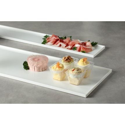 Vassoio pasticceria, disponibile in più formati, bianco e nero.