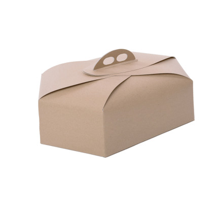 Scatola esagonale avana per colomba da 1KG