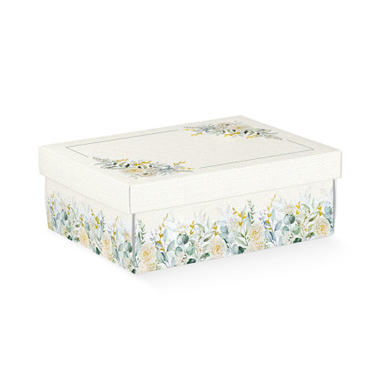 Scatola regalo fondo e coperchio botanic Scatola regalo fondo e coperchio botanic