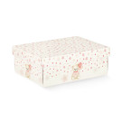 Scatola con coperchio Baby orso rosa