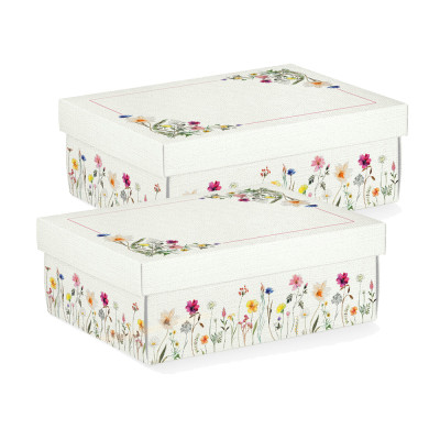 Scatola con coperchio Spring Flowers