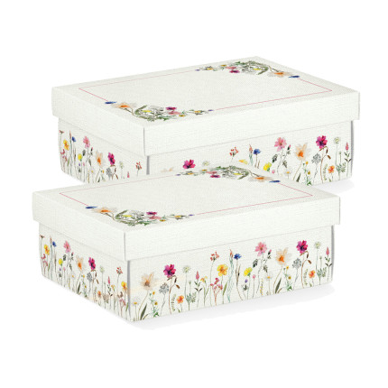 Scatola con coperchio Spring Flowers Scatola con coperchio Spring Flowers