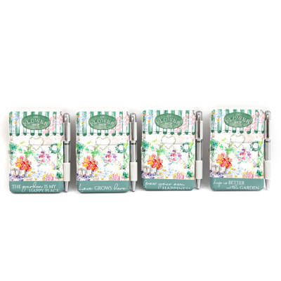 Notebook flower shop con penna