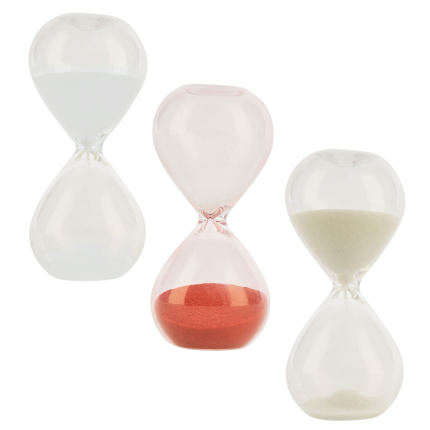 Clessidra con sabbia colorata Clessidra con sabbia colorata