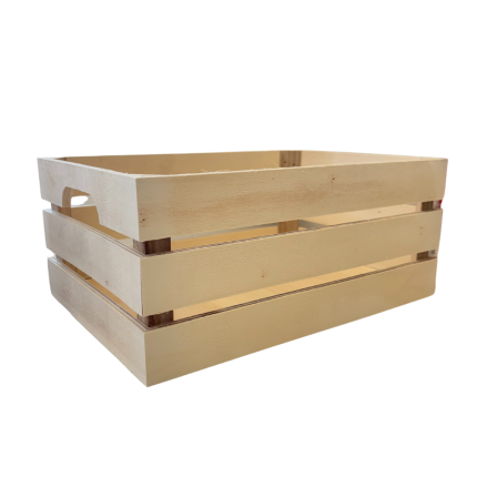 Cassetta in legno naturale