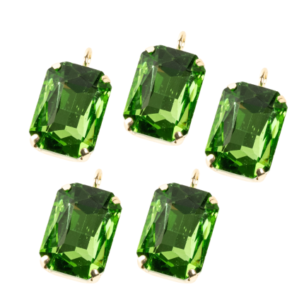 Ciondolo pietra swarovsky verde Ciondolo pietra swarovsky verde