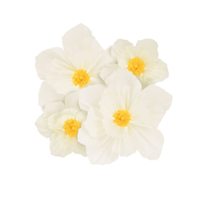 Fiori in carta, 4 pezzi